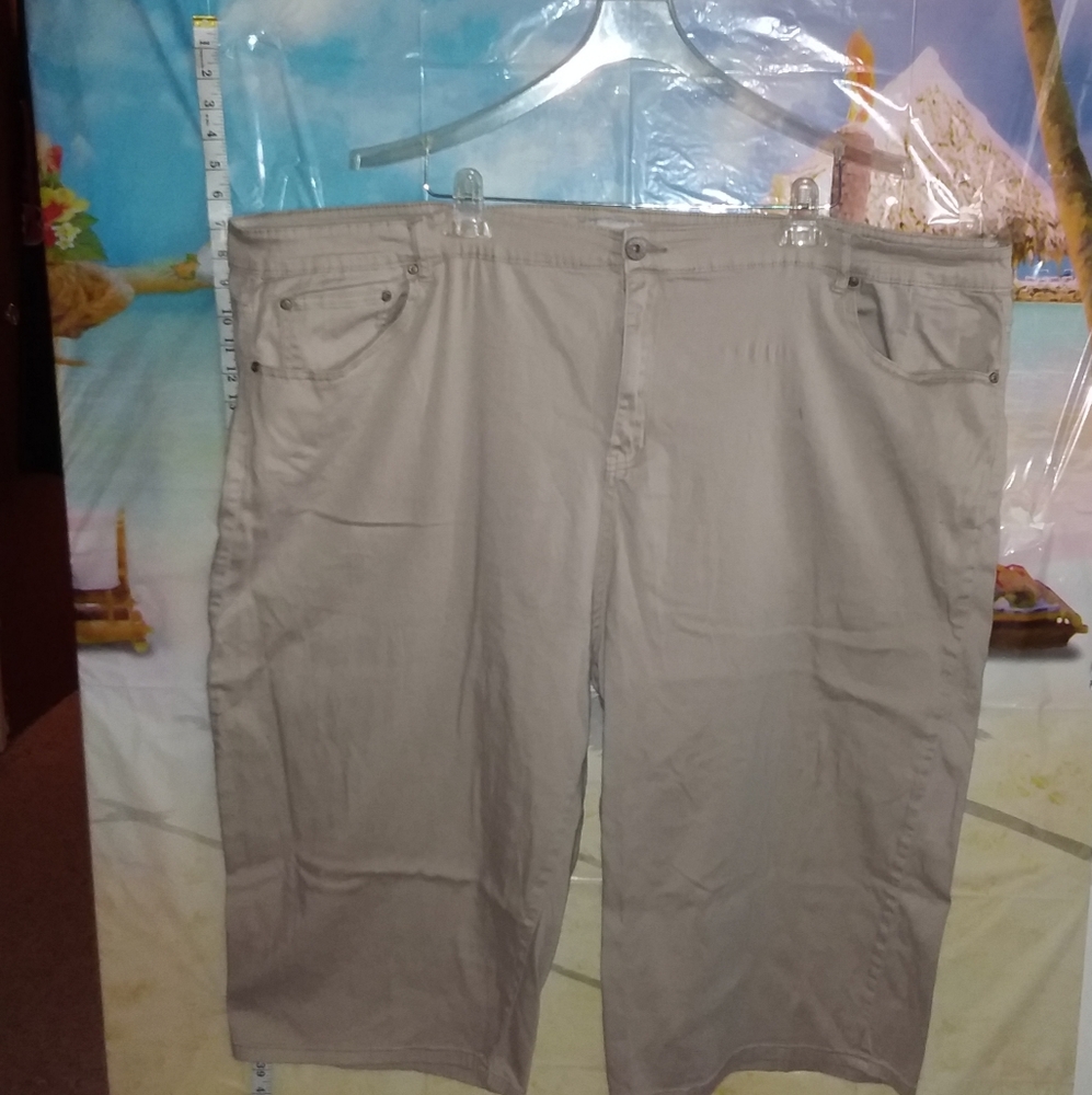 Plus size 36 khaki shorts